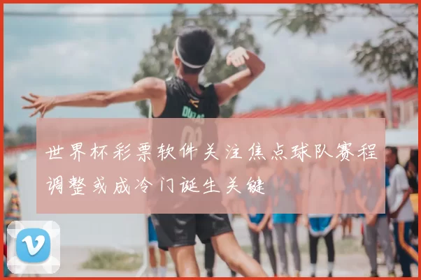 世界杯彩票软件关注焦点球队赛程调整或成冷门诞生关键