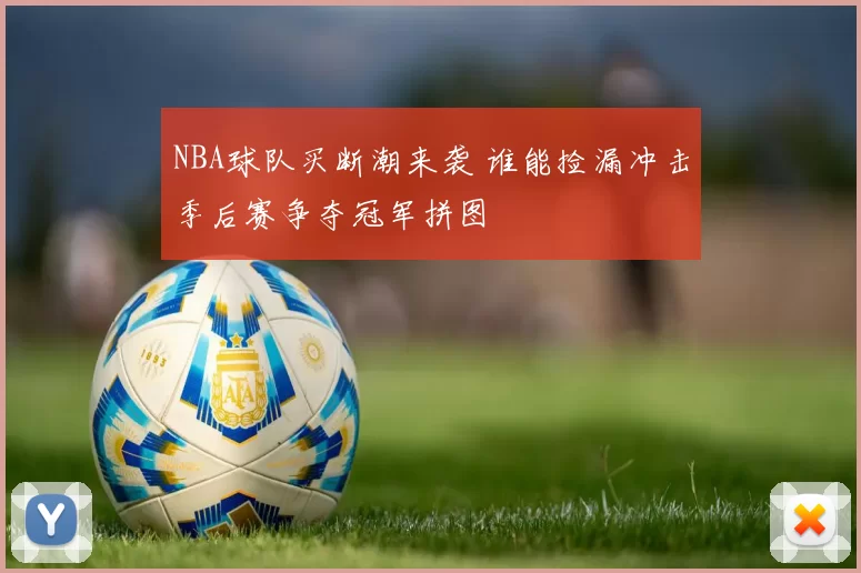 NBA球队买断潮来袭 谁能捡漏冲击季后赛争夺冠军拼图